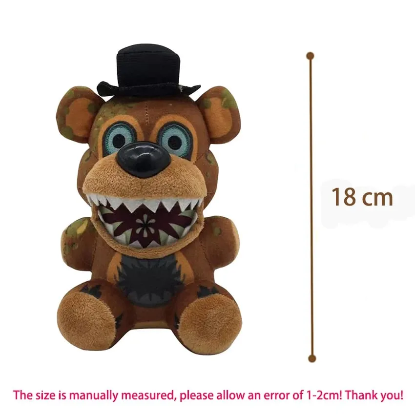 Fnaf Cute Plush Toys Game Doll 18CM Bonnie Bear Foxy Cartoon Stuffed Dolls Freddy Toys For Children Gifts