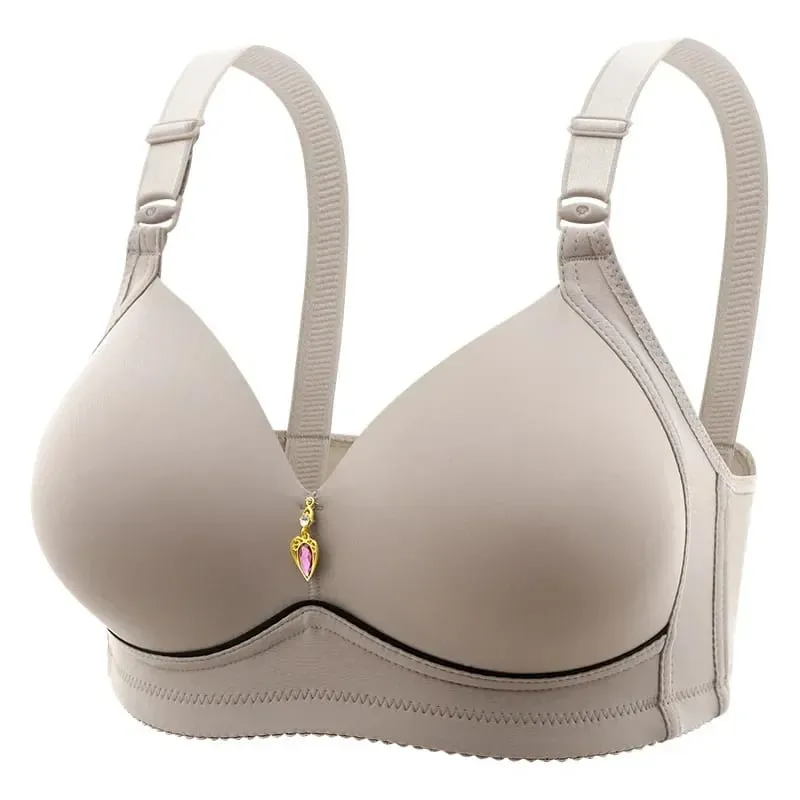 Size 36-46 Seamless Bras Women Underwear Push up Brassiere Glossy Comfort Bralette Female Thin Lingerie