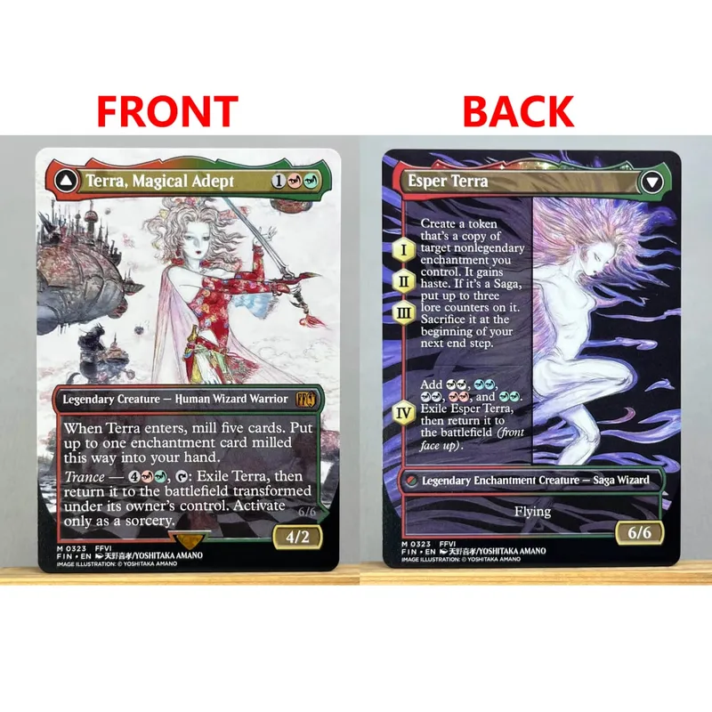 FIN HOLO14-Ⅰ01 Tcg Proxy Cards Vivi Ornitier Sephiroth Fabled SOLDIER Summon Bahamut Cloud Midgar Mercenary