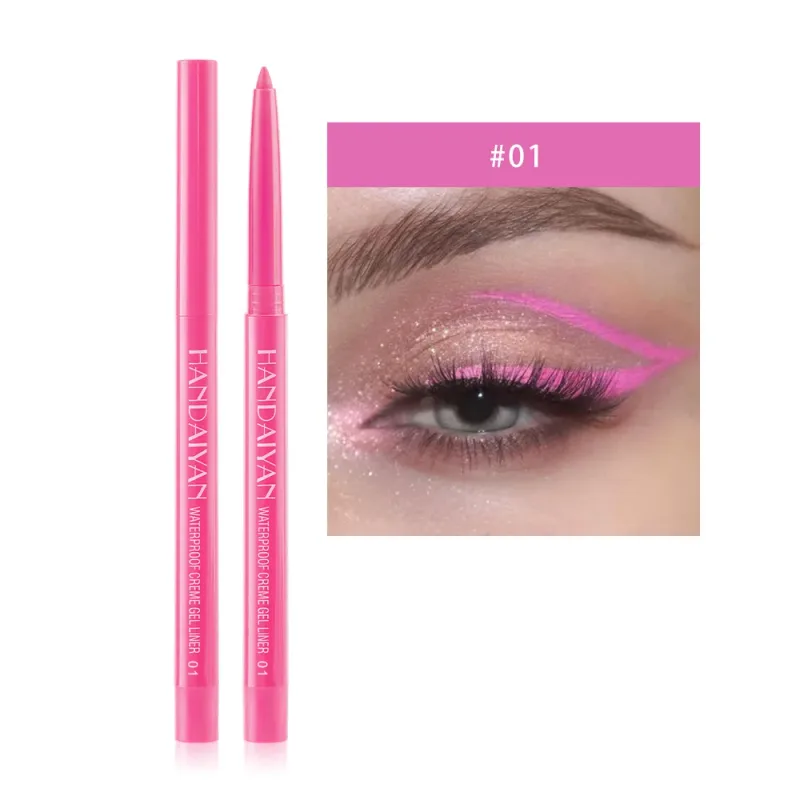 1PC White Matte Eyeliner Gel Pen Long Lasting Waterproof Eye Liner Pencil Quick-drying Non-smudge Eye Makeup for Women Cosmetics