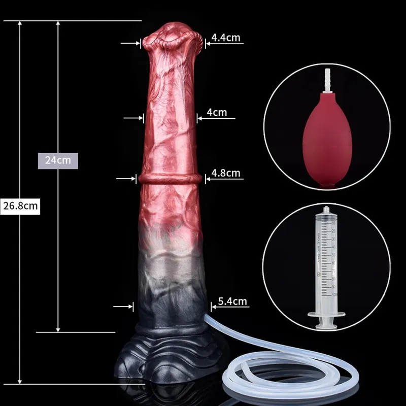 Fantasy Horse Anal Dildos Monster Penis G-Spot Stimulator Squirting Anal Plug Huge Cock Flirting Sex Toys for Men Women 18