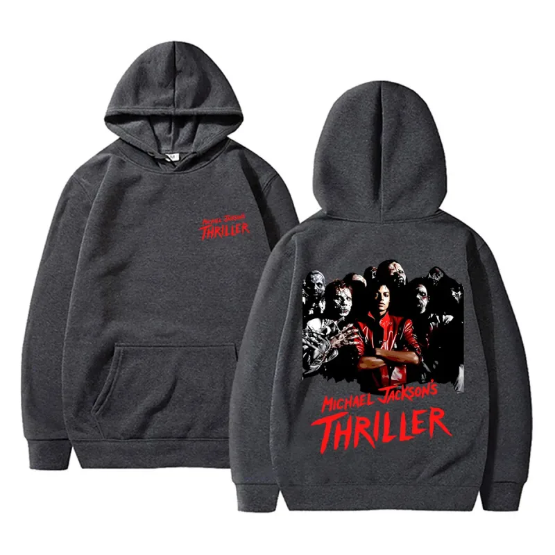 2026 new Classic Vintage Michael Jackson Thriller Hoodie Men Women Retro Gothic Rock Horror Sweatshirts Men's Punk Streetwear