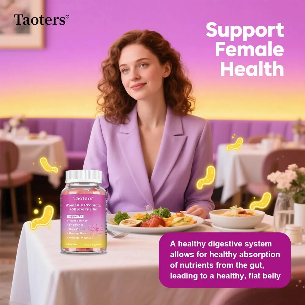 Women's Probiotics for Women Gummies Supports Women's Health - Ph Balance Healthy Odor Supports Gut Immune Health-60 Gummies