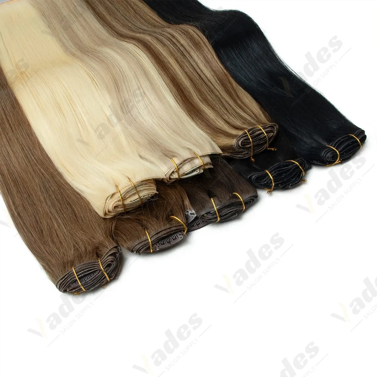 Invisible Thick PU Clip in Hair Extensions Real Human Hair Straight Remy Hair Clip in Hair Extensions 7pcs for Women Daily Use