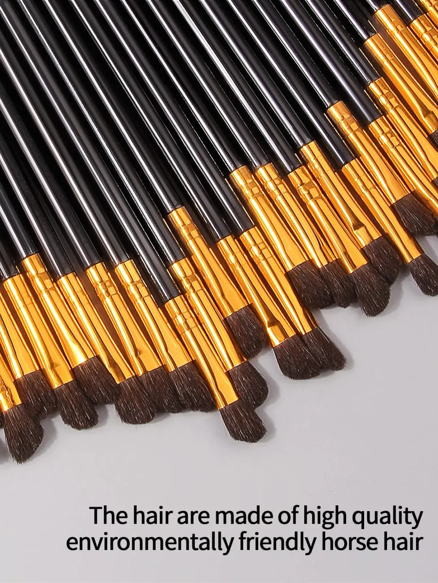 30PCS Professional Makeup Brushes Kit Concealer Brush Eyeshadow Soft Bristles Shader Brush Facial Cosmetic Beauty Makeup Tools