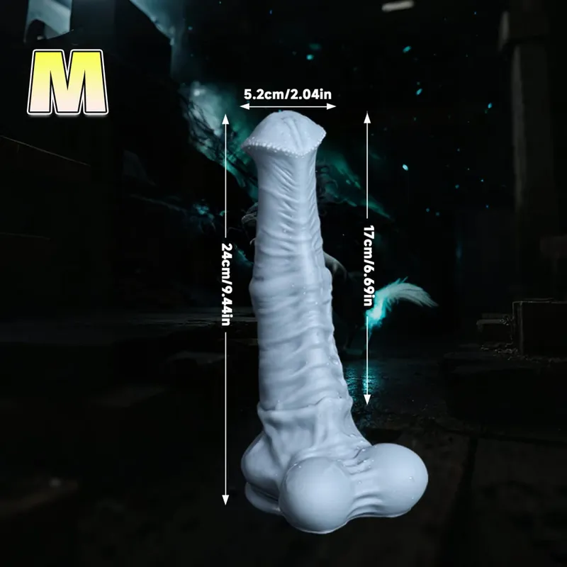 Horse Dildo Sex Toy Monster Silicone Penis Animal Dildos Vaginal Anal Dick Masturbator Butt Plug Cock Women Men Adult Supplies — image 12