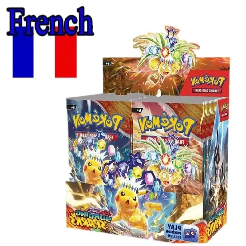 ** 360Pcs EnglishPokémonCards SunMoon Destined PSrismatic Evolutions Scarlet Violet 151 PALDEAN Booster Battle Transaction Card