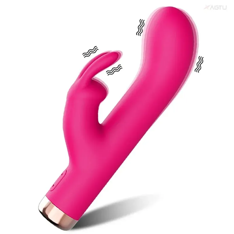 Rabbit Vibrator Women Panties Vibrator G-Spot Vagina Clitoris Dual Vibration Stimulator Female Masturbator Sex Toy for Women 18+