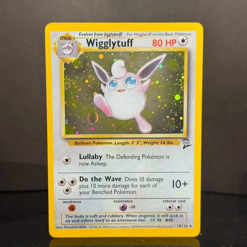 Pocket 2000 Base Set 2 OG Nostalgia Collectible Hitmonchan Scyther Clefable Pidgeot Mewtwo Traditional Holo Proxy