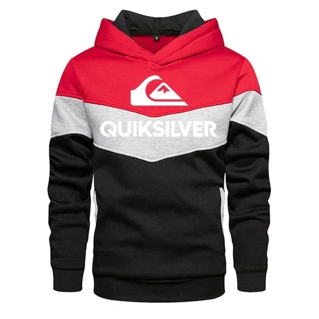 2025 New Men's Hoodie Splicing Outdoor Leisure Sportswear Street Fashion Men's Warm Wool Hoodie Autumn/Winter Coat