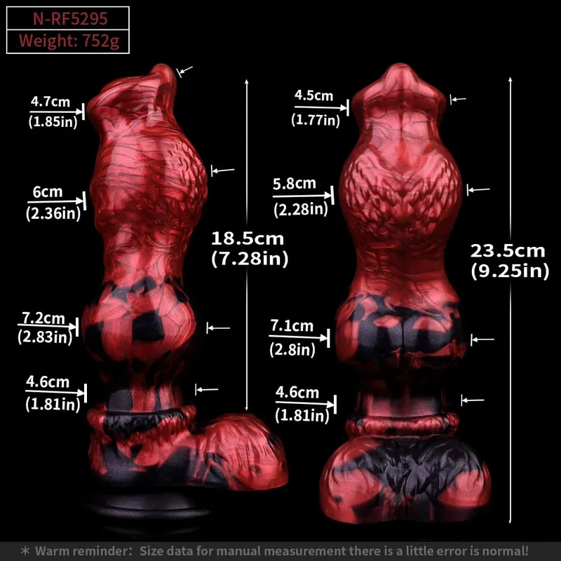 Silicone Horse Dildo Long Penis Anal Plug Huge Knot G-spot Vaginal Stimulator with Suction Cup Adult Sex toy for Women Men