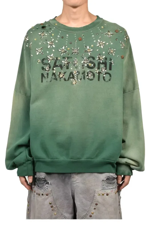 26SS CRYSTAL CASTLE CREWNECK Sweatshirts Men Women High Quality Hooded