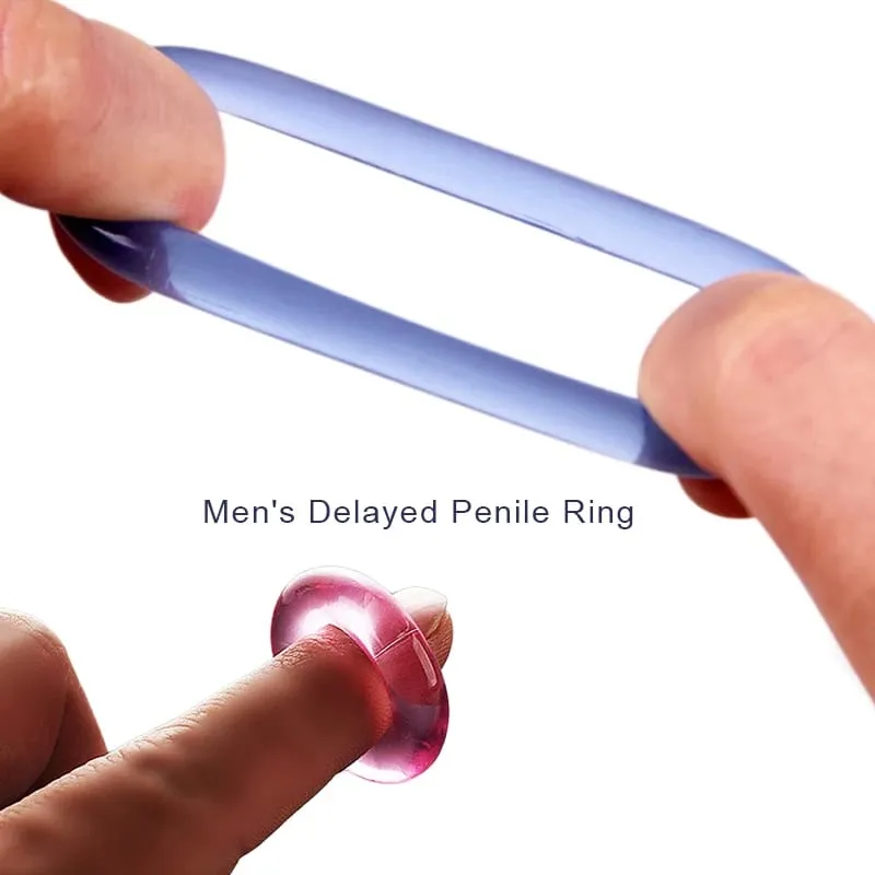 5-20PC Sex Toys Men's Ejaculation Delay Penile Amplifier Lock Sperm Ring Bdsm Erotics Adult Intimate Goods Exotic Accessories