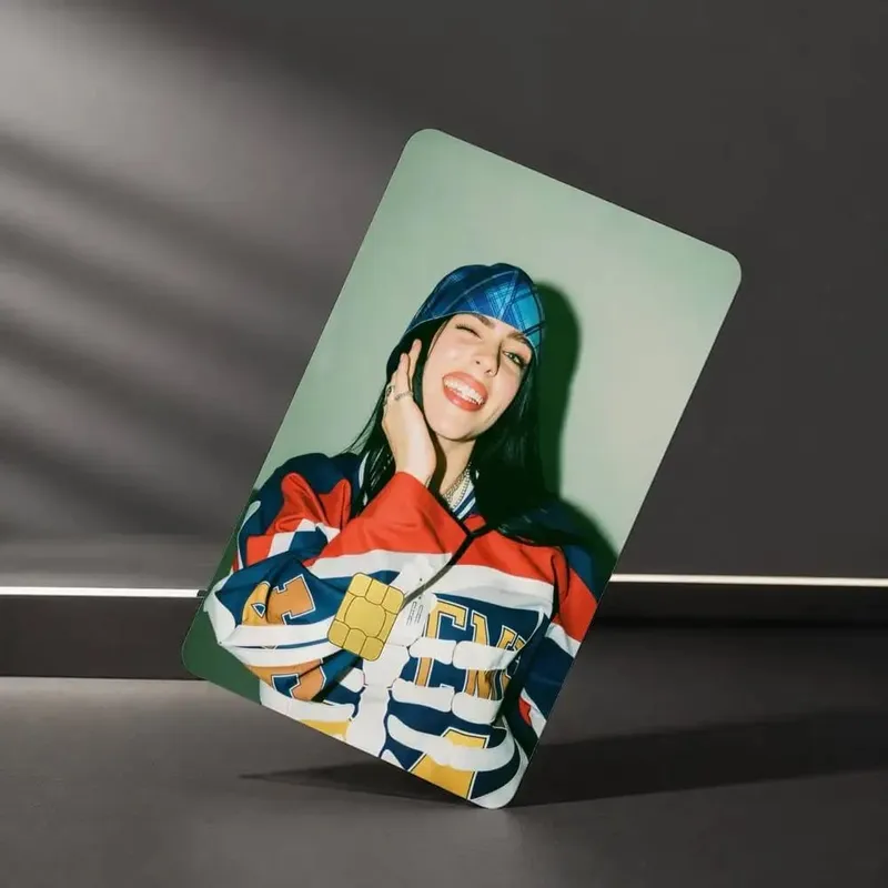 Musician Billie E-Eilish Sticker Film Tape Skin for Credit Card Debit Card Waterproof Stickers