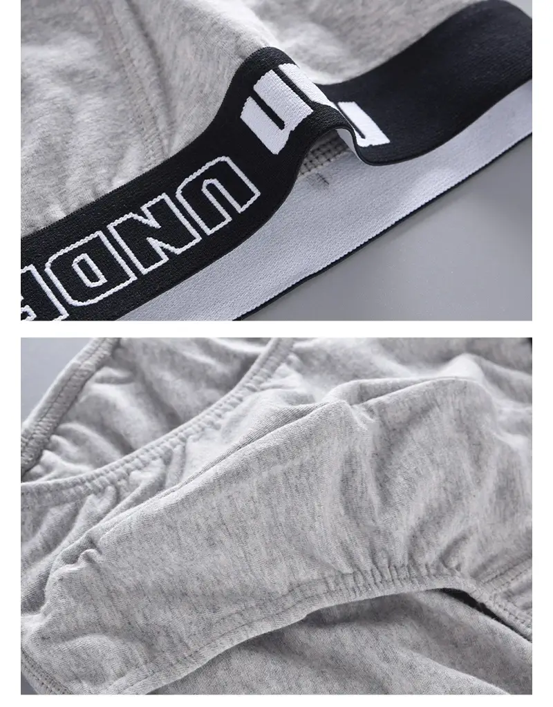 ผ้าฝ้ายกางเกงขาสั้นผู้ชายสบายๆเซ็กซี่ SLIM FIT Temperament Boxer แฟชั่นส่วนบุคคลชุดชั้นในสบายกางเกงสีทึบ