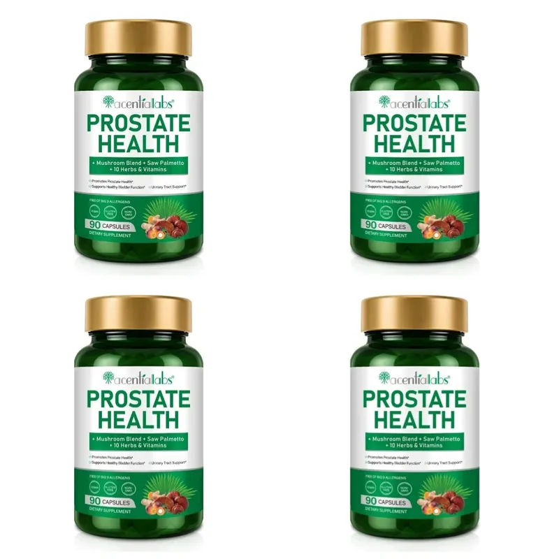 Prostate Health Capsules with Saw Palmetto 2000mg 90 Count Supports Healthy Prostate Function Urinary Flow Urinary Tract Comfort