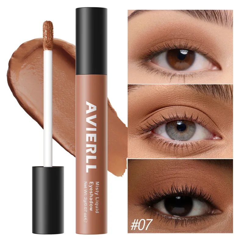 10 Colors Matte Nude Eye Bronzer Liquid Eyeshadow Waterproof Long Lasting Eye Shdaow Natural Cheek Contour Woman Makeup Cosmetic