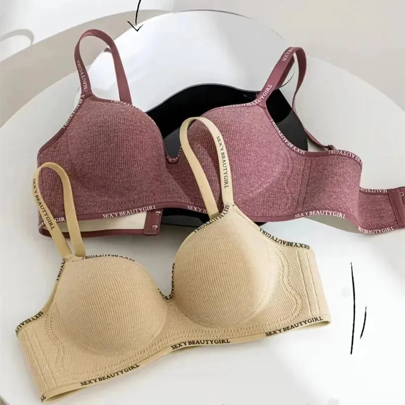 Γυναικεία εσώρουχα μικρό στήθος Sexy Push Up Εσώρουχα Σουτιέν χωρίς ραφή για Γυναικεία Άνετο καθημερινό σουτιέν Χοντρό Bralette 32-38AB