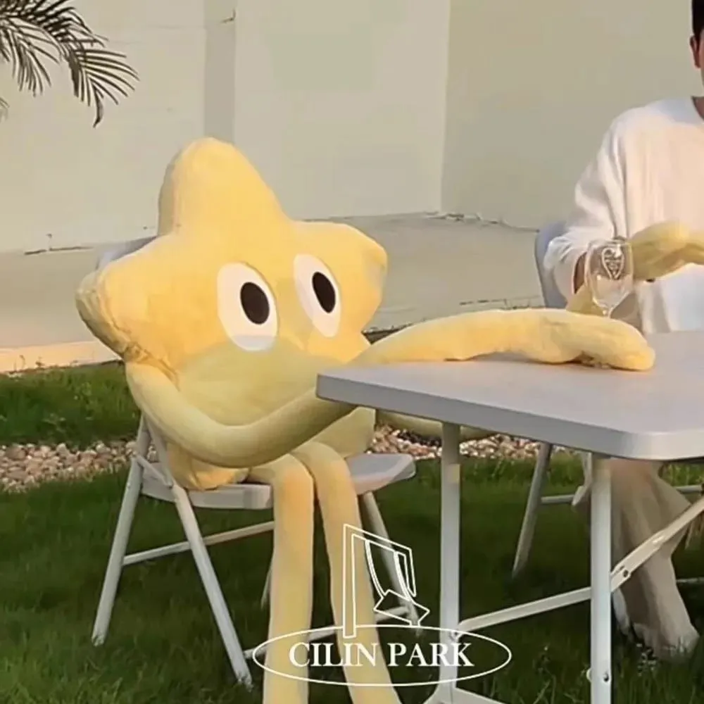 Cute 110cm Star Plush Pillow Plush Soft Stuffed Cushion Throw Pillow Home Decor