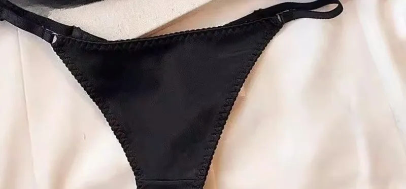 Summer Sexy Bralette for Women Deep V Neck Push Up Triangle Bra Thin Strap Backless Lingerie Small Chest Bikini Top Comfortable