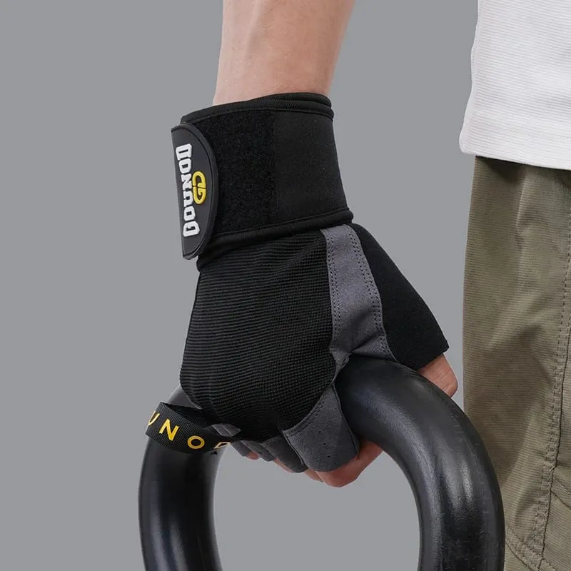 Fitness Gloves For Unisex Enhanced Grip Palm Protection Breathable For Weight Training Pull Ups Gym Training