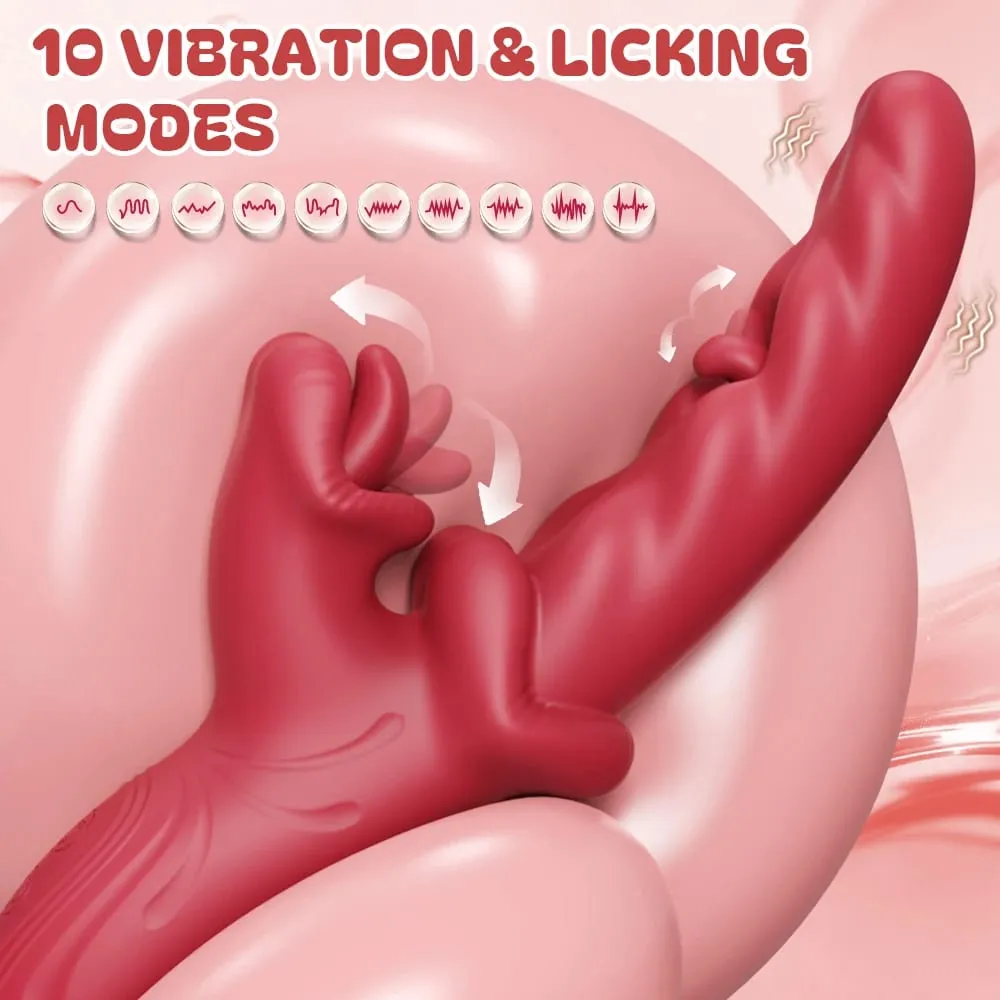 New Style Tongue Licking Vibrator for Women Clitoris Stimulator Dildo Vibrator Powerful Vagina Vibrator Vibration Sexy Adult