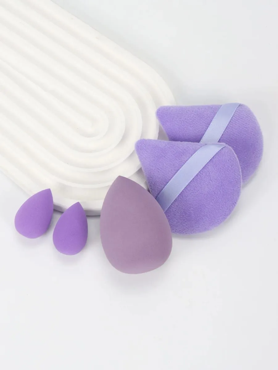5-teiliges professionelles Make-up-Schwamm-Set – weiche, sanfte Mehrzweck-Werkzeuge für das perfekte Auftragen von Grundierungspuder und Rouge