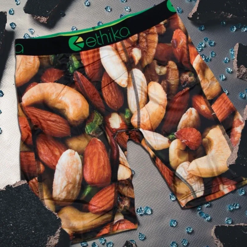 1Pcs Men Underwear Boxers Breathable Mesh Crotch Man Underpants Plus Size Mens Panties L-3XL Printed Men's Boxers Briefs 3256809864931744