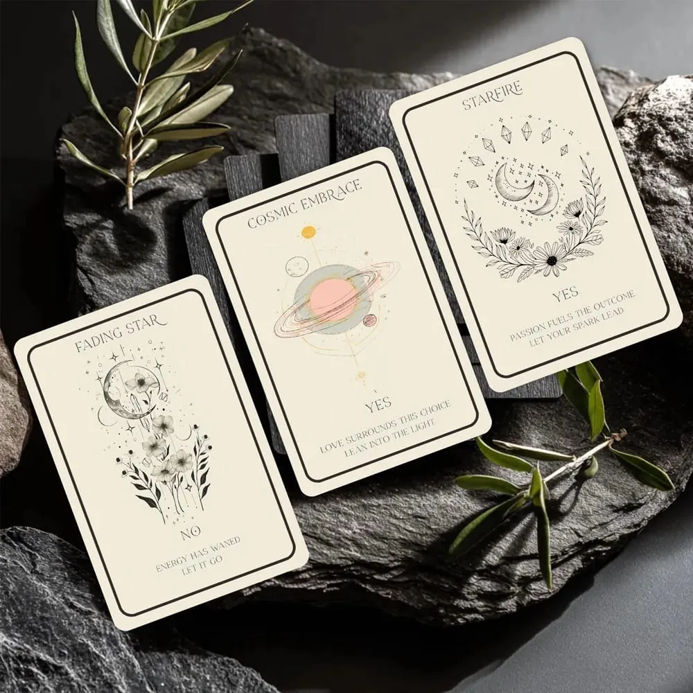 44 Card Deck 13x8 Celestial Oracle Cards Cosmic Guidance for Ultimate Personal Growth Card Game for Inspiration