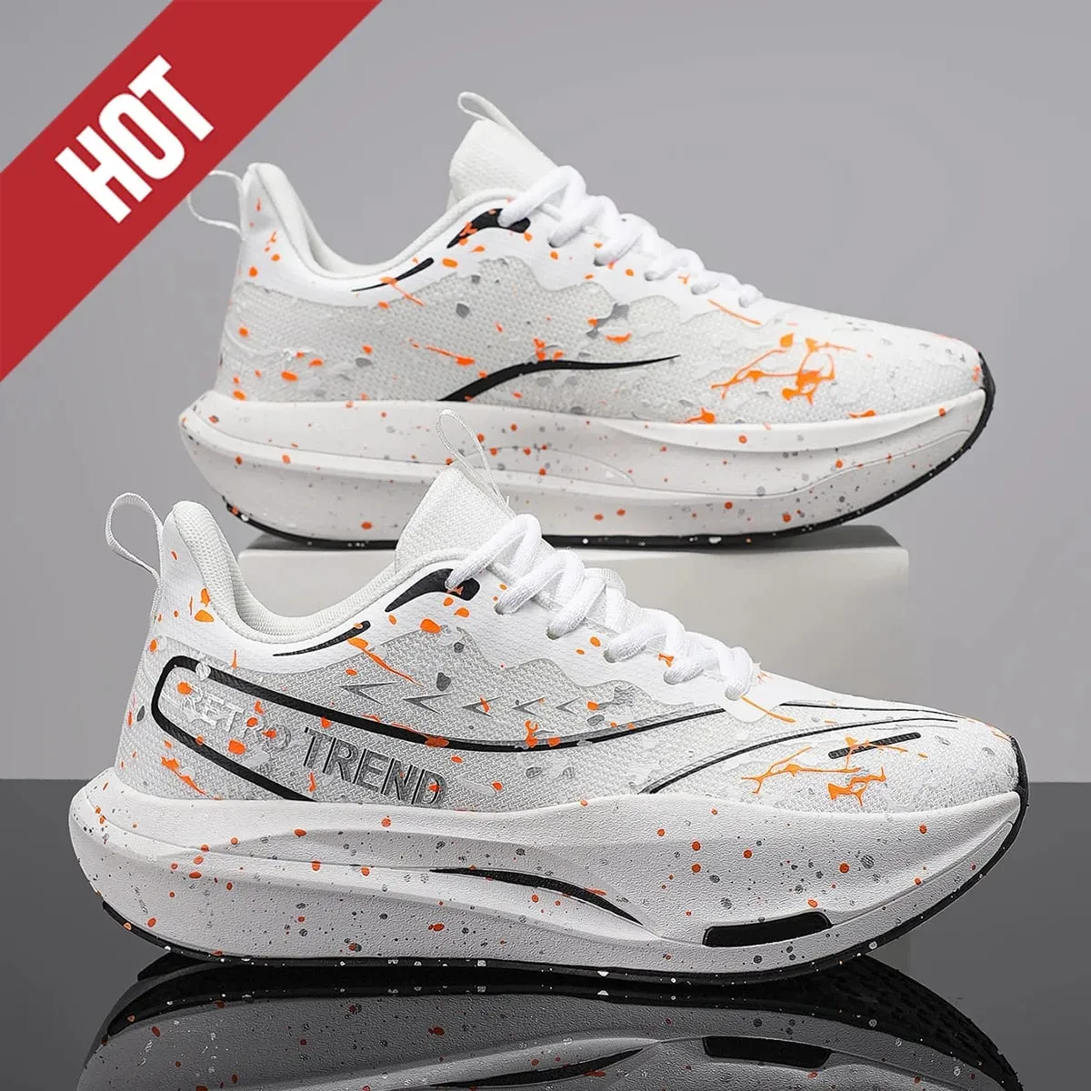 Marathon Running Shoes Carbon Board Big Size 48 Men Sports Breathable Lightweight Women's Comfortable Athletic Outdoor Sneakers