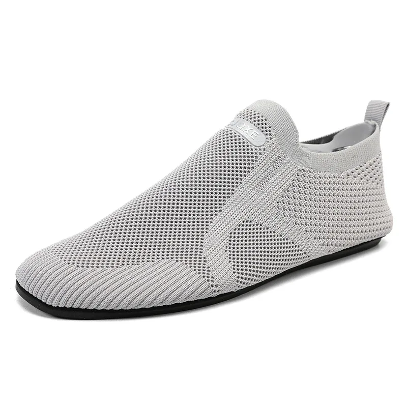 Breathable Men Casual Sneakers Slip-on Magaang Lalaki Walking Shoes Anti-slip Flexible Couple Loafers Summer Soft Footwear