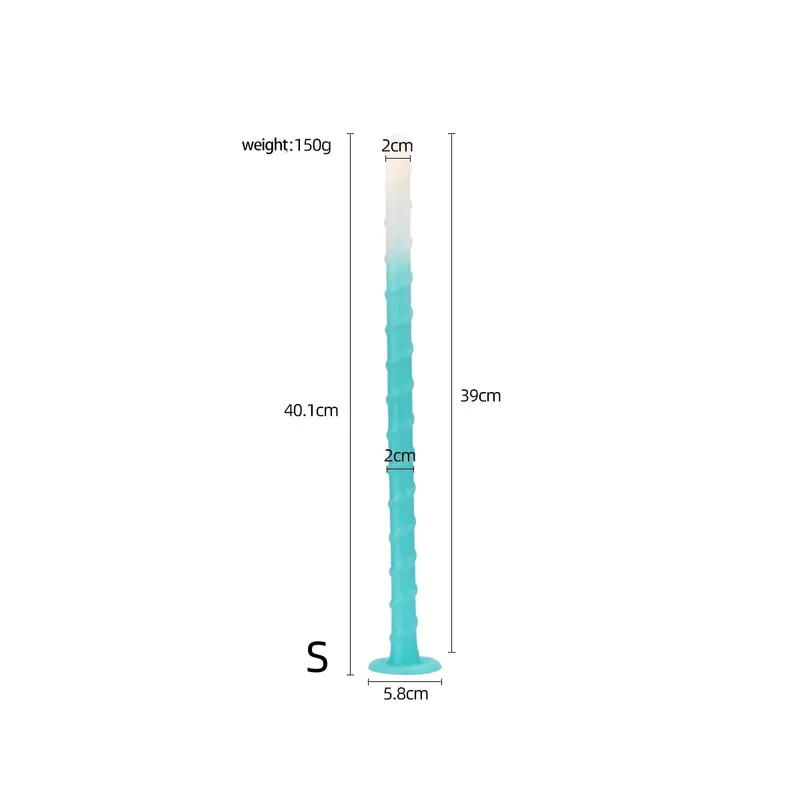 Three Sizes of Long Anal Plugs Special-shaped Octopus Tentacles Soft Adult Sex Toy Liquid Silicone Materials Prostate Stimulator