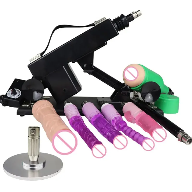 Automatic Masturbation Machine for Women 3XLR Powerful Sex Toy with Big Dildo Adult Pumping Gun for Sexual Pleasure