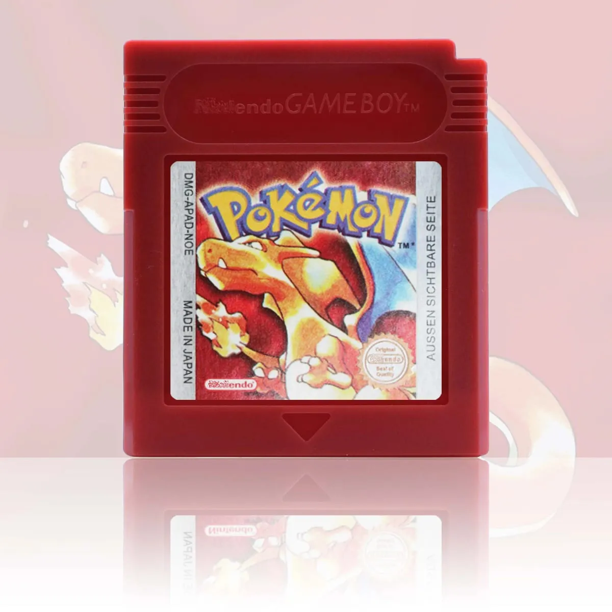 GBC/GBA NOE Version Pokemon Kristall/Smaragd/Feuerrote/Blattgrune/Rubin Game Cartridge Video Game Card High Quality With Battery