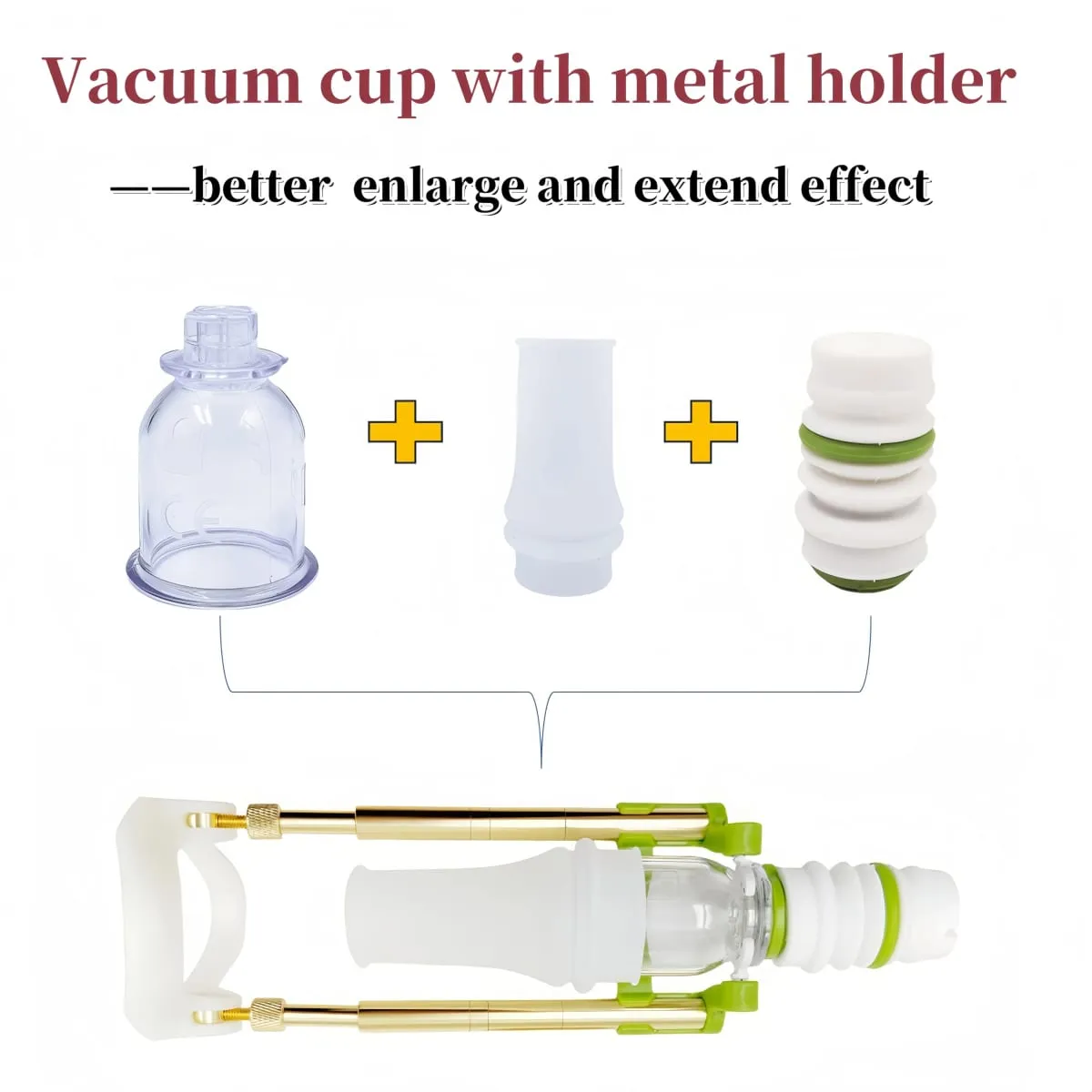 Pinakabagong Bellswin Male penis enlargement system na mas mahusay na Vacuum cup na disenyo na may adjustable na metal holder para maging mas malaking lalaki