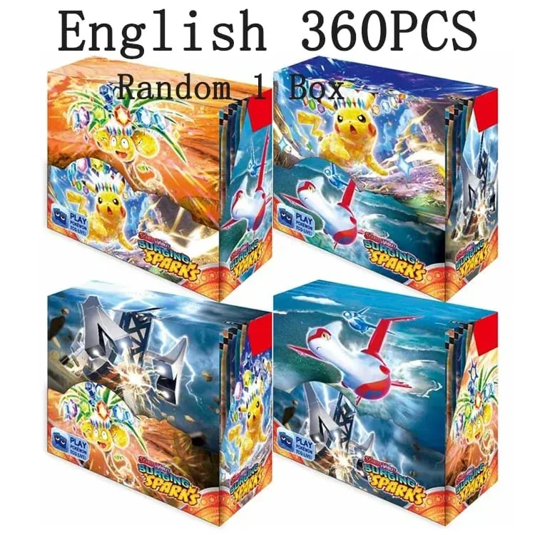 Pokémon PRISMATIC EVOLUTIONS SURGING SPARKS SCARLET&VIOLE 151 Booster Display Box Pokémon Booster Cards Játékkártyák