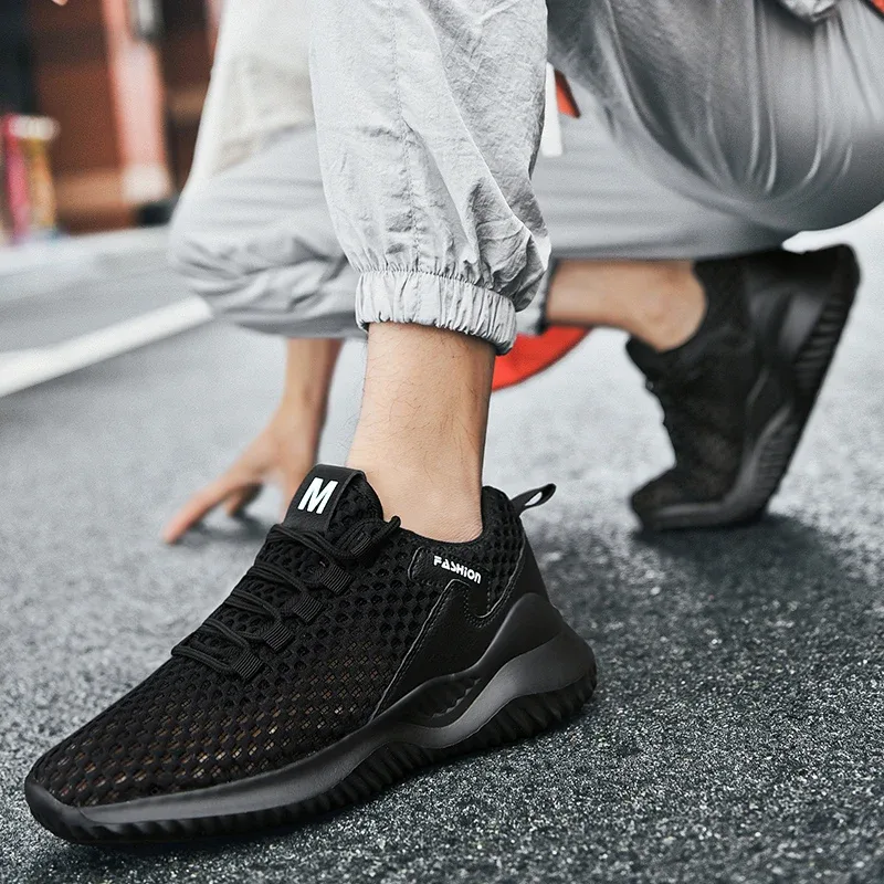 Summer Tennis Casual Mesh Shoes Breathable Hollow training fitness Platform Soft Bottom Running Lightweight Vulcanized Shoes — image 6
