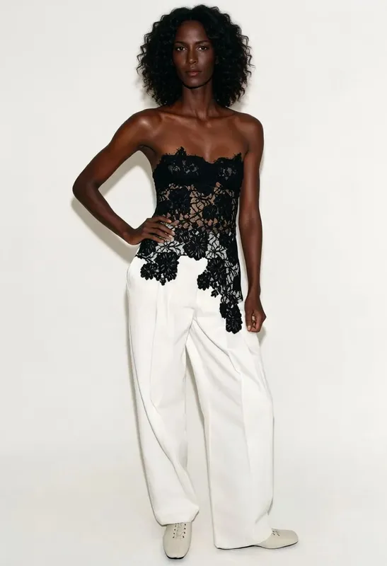 Y2k Sexy Tank Top Lace Splicing Sexy Cut-Out Backless Bodysuit Bodycon Camisole for Outerwear Openwork Corset Top T-shirt Trend