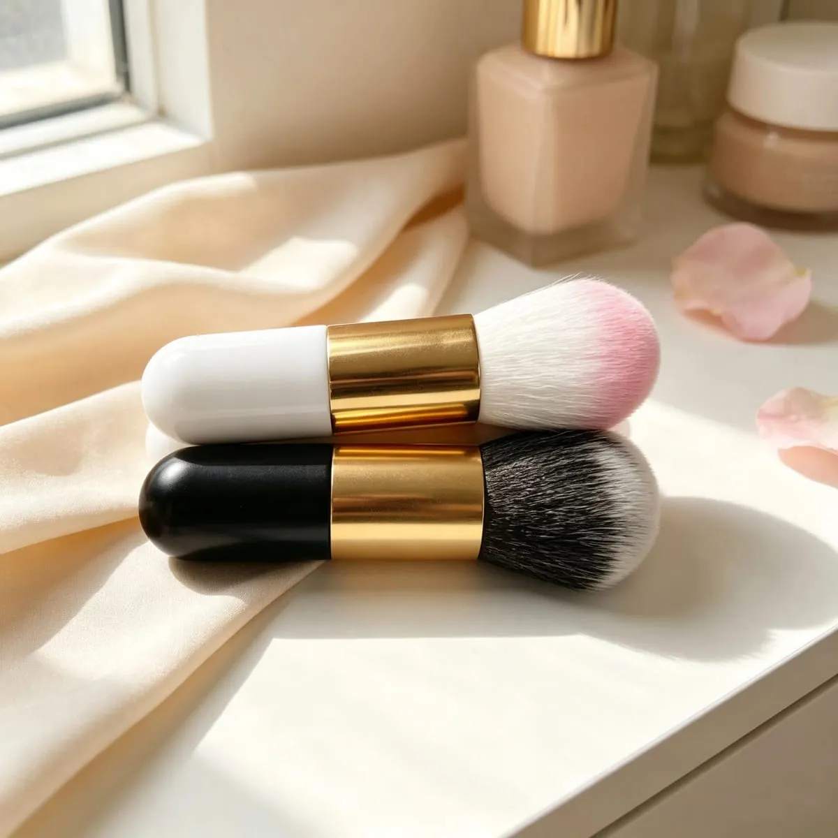 1-3PCS Big Size Makeup Brushes Foundation Powder Face Blush Brush Soft Face Blush Large Cosmetics Soft Foundation Make Up Tools
