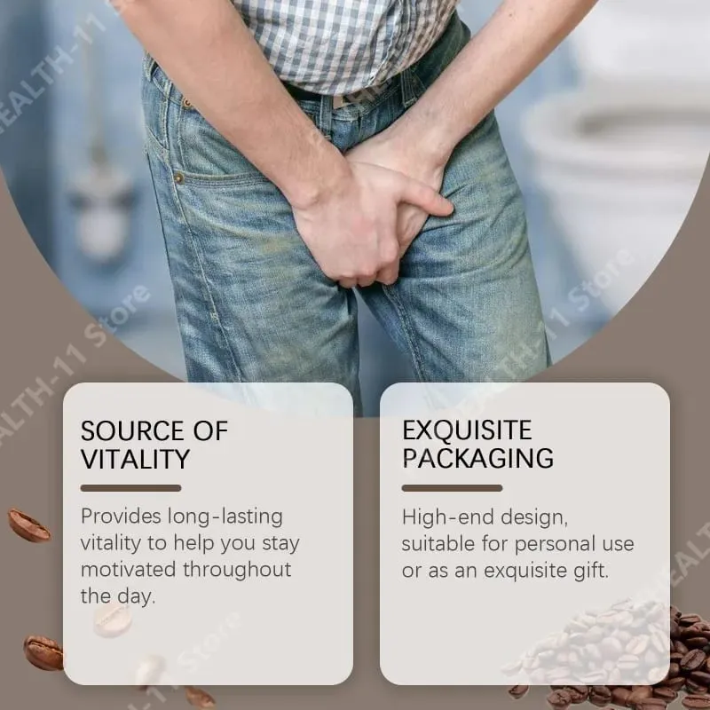 Mushroom Powder Supplement with 10 Mushroom Blend Men's Healthy Mushrooms Coffee Powder Daily Nutrition and Energy Support