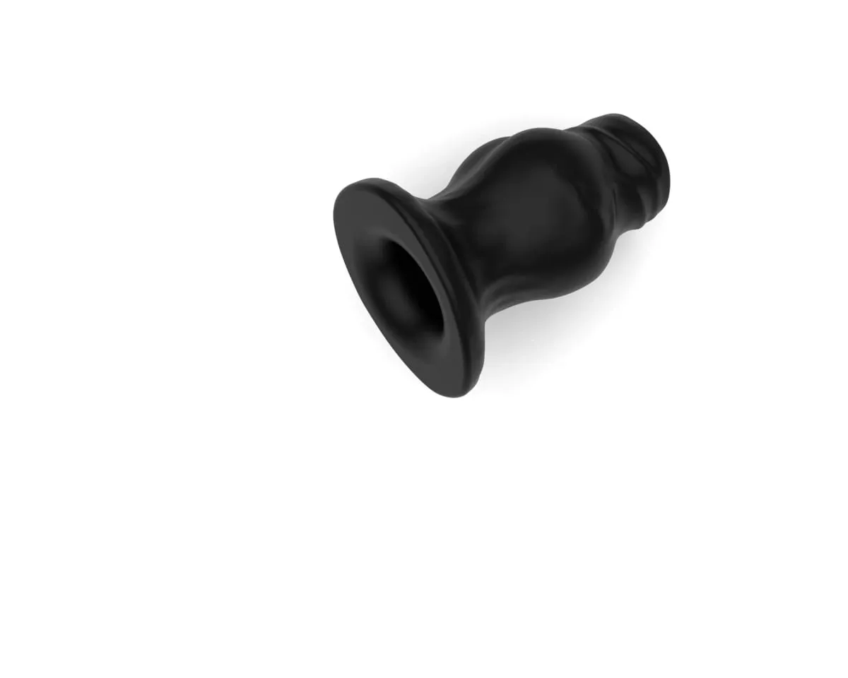 Soft Silicone Hollow Anal Plug Tunnel Butt Plug Daily Wear Flared Base Enema Dilator Anal Trainer Sex Toy for Men Women S/M/L