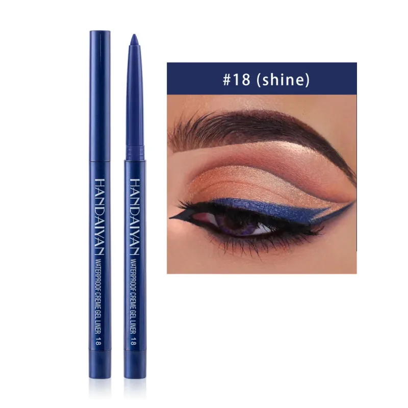 1PC White Matte Eyeliner Gel Pen Long Lasting Waterproof Eye Liner Pencil Quick-drying Non-smudge Eye Makeup for Women Cosmetics