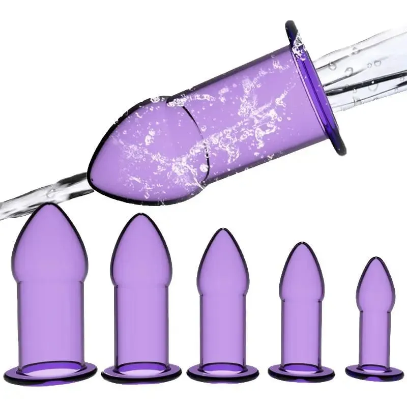 New Hollow Anal Plug Anal Expander Butt Plug Vagina And Anus Dilation Expansion Prostate Massage Sex Toy