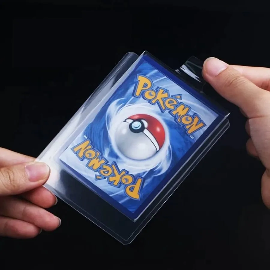 65*90mm 100pcs Bulge Games Card Sleeves For Pokemon Cards Transparent Playing Protector Trading Folder Case Holder Kids Toy Gift — image 3