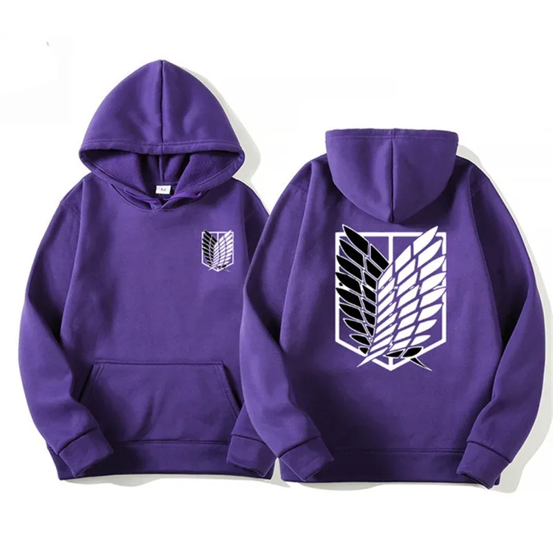 Attack on Titan Men's Hoodie Anime Hoodies Men and Women Streetwear Pullover Harajuku Shingeki No Kyojin Hoodies Sweatshirt