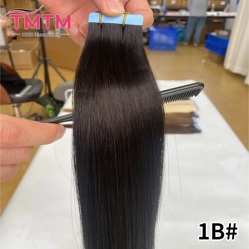 Straight Tape in Hair Extensions Human Hair 2g/2.5g/pcs Tape in Extension 20pcs/set Remy Human Hair Natural Human Hair Extension