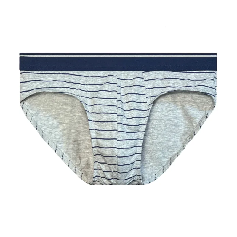 1 Teile/los Briefs Männer Unterwäsche Sexy Dessous Männlichen Höschen Baumwolle Unterhose Atmungsaktive Cueca Gestreiften Calcinha Großhandel Viele 5190