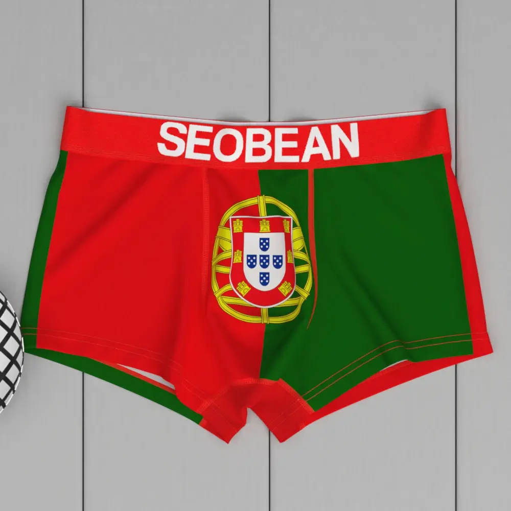 Men's Sexy National Flag Boxer Briefs Underwear New Coming Comfortable Waistband Breathable Fabric