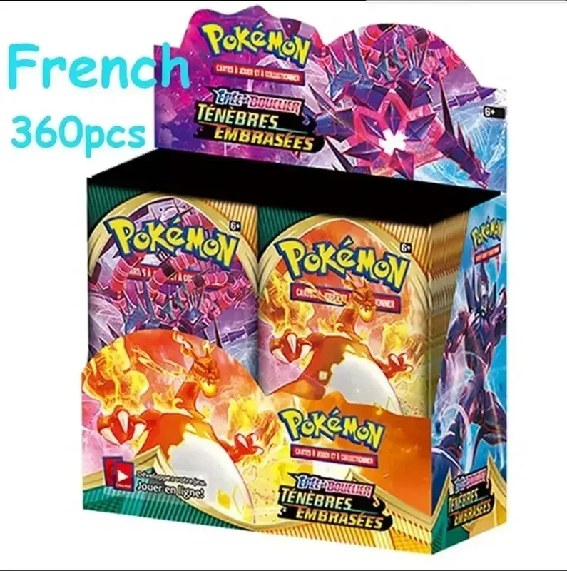 360P French Pokémon cards: Ecarlet & Violet Etsncelles Astral Radiance Obsidian Flames Booster Box Card Game 36 Pack Box