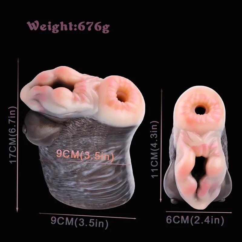 Animal Realistic Vagina Anal Male Masturbator Sex Toys for Men Silicone Pocket Pussy 3D Artificial Stroker Erotic Sex Toys